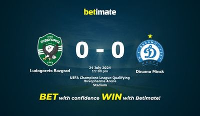 Prediksi Ludogorets Razgrad vs Dinamo Minsk, Peluang & Tips Taruhan 24/07/2024