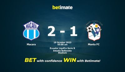 Prediksi Macara vs Manta FC, Peluang & Tips Taruhan 18/10/2023