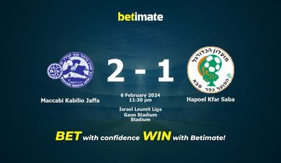 Prediksi Maccabi Kabilio Jaffa vs Hapoel Kfar Saba, Peluang & Tips Taruhan 02/06/2024