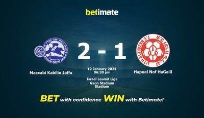 Prediksi Maccabi Kabilio Jaffa vs Hapoel Nof HaGalil, Peluang & Tips Taruhan 01/12/2024