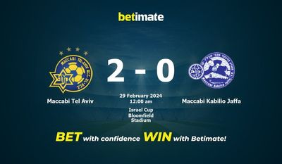 Prediksi Maccabi Tel Aviv vs Maccabi Kabilio Jaffa, Peluang & Tips Taruhan 28/02/2024