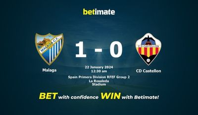 Prediksi Malaga vs CD Castellon, Peluang & Tips Taruhan 21/01/2024