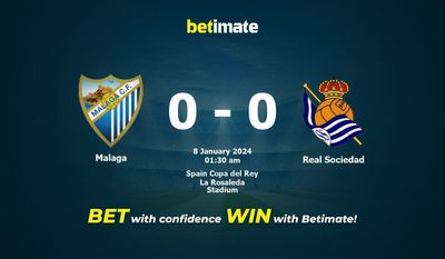 Prediksi Malaga vs Real Sociedad, Peluang & Tips Taruhan 01/07/2024