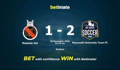 Prediksi, Peluang & Tips Taruhan Malahide Utd vs Maynooth University Town FC 29/11/2024