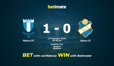 Prediksi Malmo FF vs Osters IF, Peluang & Tips Taruhan 17/02/2024