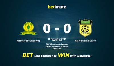 Prediksi, Peluang & Tips Taruhan Mamelodi Sundowns vs AS Maniema Union 26/11/2024