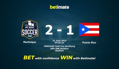 Prediksi Martinik vs Puerto Riko, Peluang & Tips Taruhan 20/06/2023