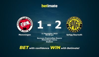 Prediksi Memmingen vs SpVgg Bayreuth, Peluang & Tips Taruhan 11/11/2023