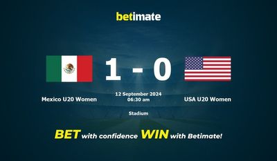 Prediksi, Peluang & Tips Taruhan Meksiko U20 Wanita vs AS U20 Wanita 09/12/2024
