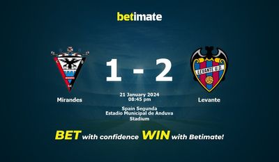 Prediksi Mirandes vs Levante, Peluang & Tips Taruhan 21/01/2024
