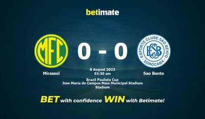 Prediksi Mirassol vs Sao Bento, Peluang & Tips Taruhan 07/08/2023