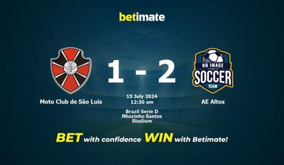 Prediksi Moto Club de São Luís vs AE Altos, Peluang & Tip Taruhan 14/07/2024