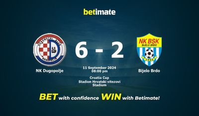 Prediksi, Peluang & Tip Taruhan NK Dugopolje vs Bijelo Brdo 09/11/2024