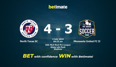 Prediksi, Peluang & Tip Taruhan North Texas SC vs Minnesota United FC II 07/04/2024