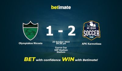 Prediksi Olympiakos Nicosia vs APK Karmotissa, Peluang & Tips Taruhan 25/10/2023