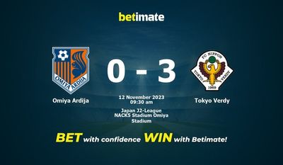 Prediksi Omiya Ardija vs Tokyo Verdy, Peluang & Tips Taruhan 12/11/2023