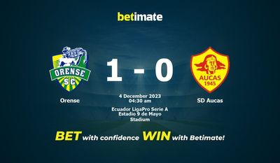 Prediksi Orense vs SD Aucas, Peluang & Tips Taruhan 12/03/2023
