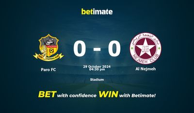 Prediksi, Peluang & Tips Taruhan Paro FC vs Al Nejmeh 29/10/2024