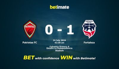 Prediksi Patriotas FC vs Fortaleza, Peluang & Tips Taruhan 23/07/2024