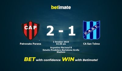 Prediksi Patronato Parana vs CA San Telmo, Peluang & Tips Taruhan 30/09/2023