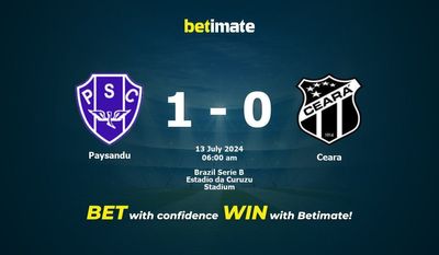 Prediksi Paysandu vs Ceara, Peluang & Tips Taruhan 13/07/2024