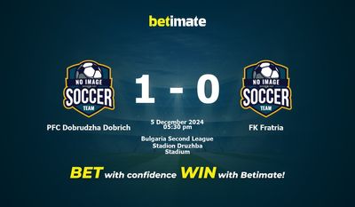 Prediksi PFC Dobrudzha Dobrich vs FK Fratria, Peluang & Tips Taruhan 12/05/2024