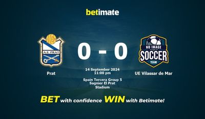 Prediksi, Peluang & Tips Taruhan Prat vs UE Vilassar de Mar 14/09/2024