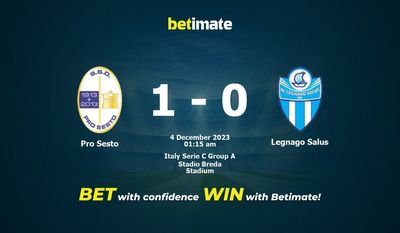 Prediksi Pro Sesto vs Legnago Salus, Peluang & Tips Taruhan 12/03/2023