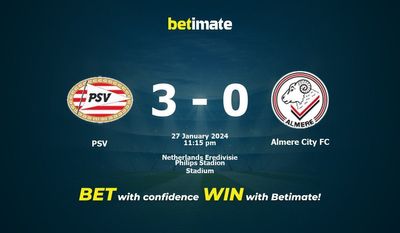 Prediksi PSV vs Almere City FC, Peluang & Tips Taruhan 27/01/2024