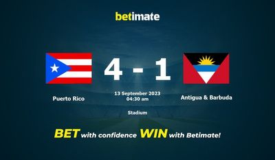 Prediksi, Peluang & Tips Taruhan Puerto Riko vs Antigua & Barbuda 09/12/2023