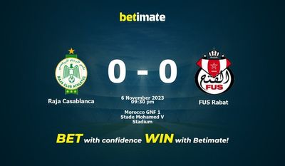 Prediksi Raja Casablanca vs FUS Rabat, Peluang & Tips Taruhan 11/06/2023