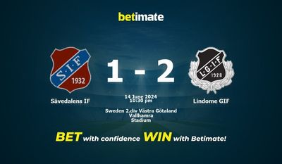 Prediksi Sävedalens IF vs Lindome GIF, Peluang & Tip Taruhan 14/06/2024