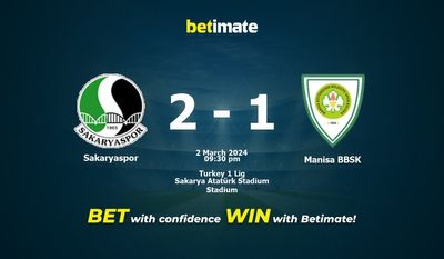 Prediksi, Peluang & Tips Taruhan Sakaryaspor vs Manisa BBSK 03/02/2024