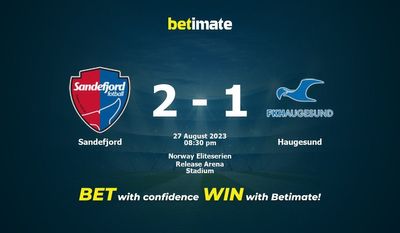 Prediksi Sandefjord vs Haugesund, Peluang & Tips Taruhan 27/08/2023