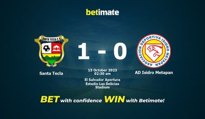 Prediksi Santa Tecla vs AD Isidro Metapan, Peluang & Tips Taruhan 14/10/2023