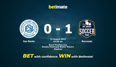 Prediksi Sao Bento vs Noroeste, Peluang & Tips Taruhan 21/08/2023