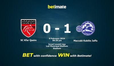Prediksi SC Kfar Qasim vs Maccabi Kabilio Jaffa, Peluang & Tips Taruhan 02/09/2024