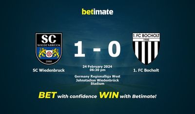 SC Wiedenbruck vs 1. FC Bocholt Prediksi, Peluang & Tips Taruhan 24/02/2024