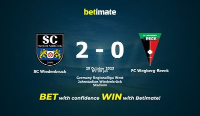 Prediksi, Peluang & Tips Taruhan SC Wiedenbruck vs FC Wegberg-Beeck 28/10/2023