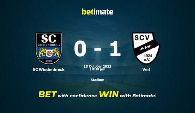 Prediksi, Peluang & Tip Taruhan SC Wiedenbruck vs Verl 18/10/2023