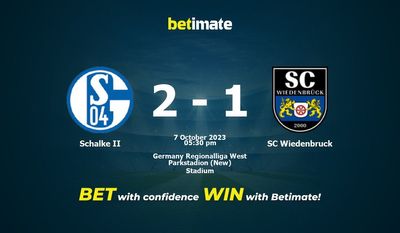 Prediksi Schalke II vs SC Wiedenbruck, Peluang & Tips Taruhan 10/07/2023