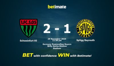 Prediksi Schweinfurt 05 vs SpVgg Bayreuth, Peluang & Tips Taruhan 29/11/2024