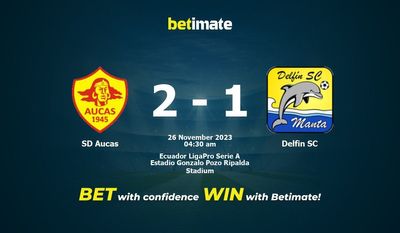 Prediksi SD Aucas vs Delfin SC, Peluang & Tips Taruhan 25/11/2023