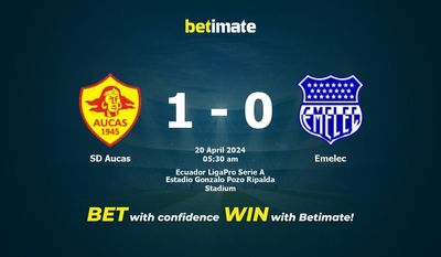 Prediksi SD Aucas vs Emelec, Peluang & Tips Taruhan 20/04/2024