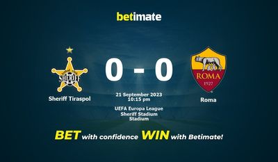 Prediksi Sheriff Tiraspol vs Roma, Peluang & Tips Taruhan 21/09/2023