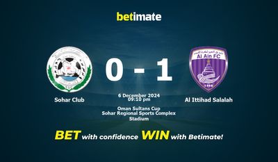 Prediksi Sohar Club vs Al Ittihad Salalah, Peluang & Tips Taruhan 12/06/2024