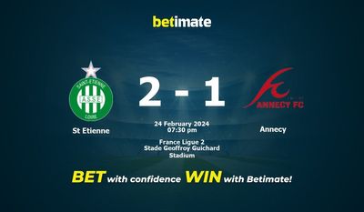 Prediksi St Etienne vs Annecy, Peluang & Tips Taruhan 24/02/2024