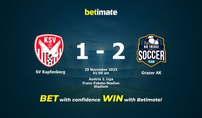 Prediksi, Peluang & Tips Taruhan SV Kapfenberg vs Grazer AK 24/11/2023