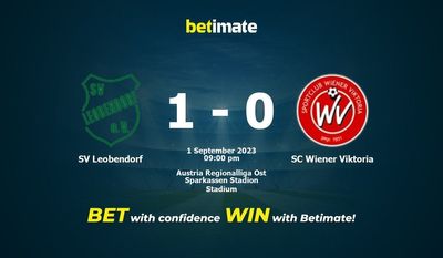 Prediksi SV Leobendorf vs SC Wiener Viktoria, Peluang & Tips Taruhan 09/01/2023