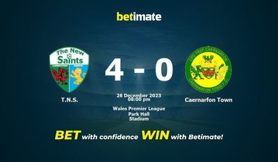 Prediksi TNS vs Caernarfon Town, Peluang & Tips Taruhan 26/12/2023